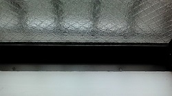 窓枠クリーニング後