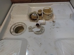 分解してお掃除
