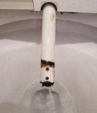 トイレのノズル汚れ