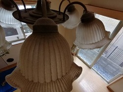 室内照明の汚れ